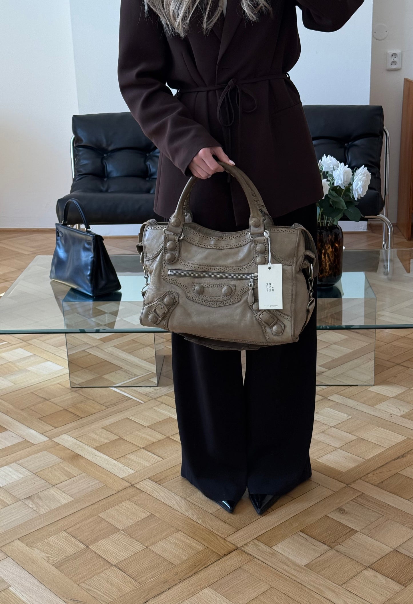 BALENCIAGA CITY BAG ECRU