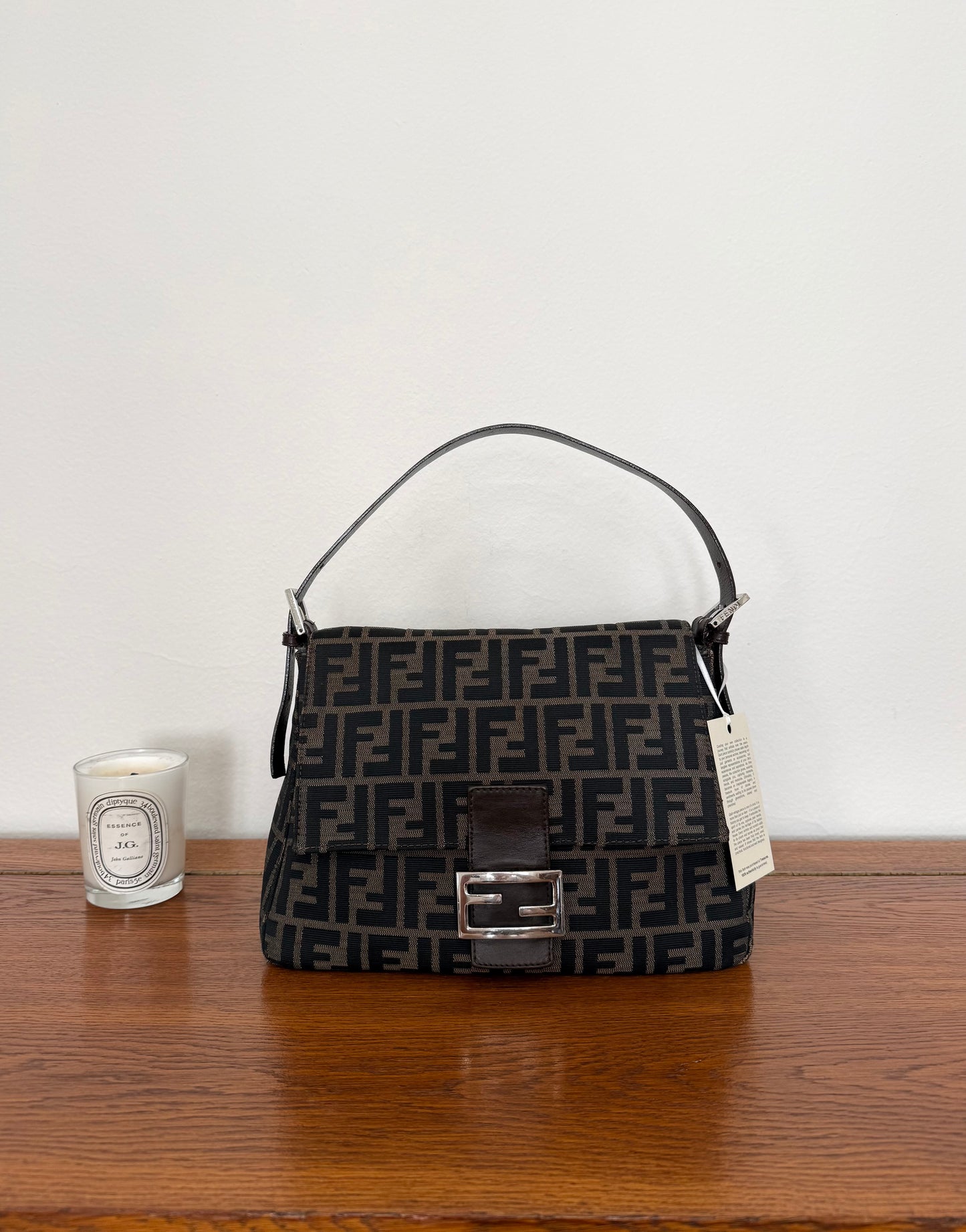 FENDI ZUCCA MAMMA BAGUETTE BAG