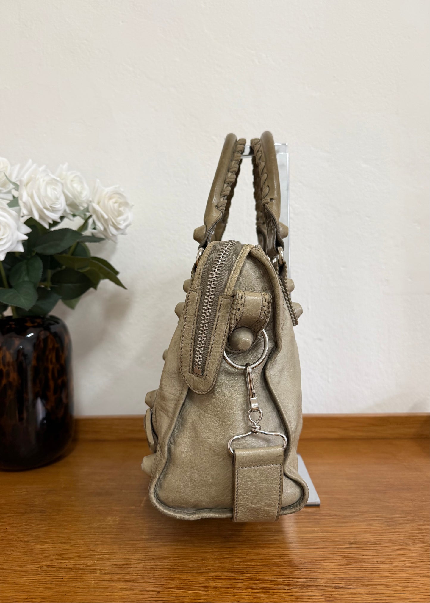 BALENCIAGA CITY BAG ECRU