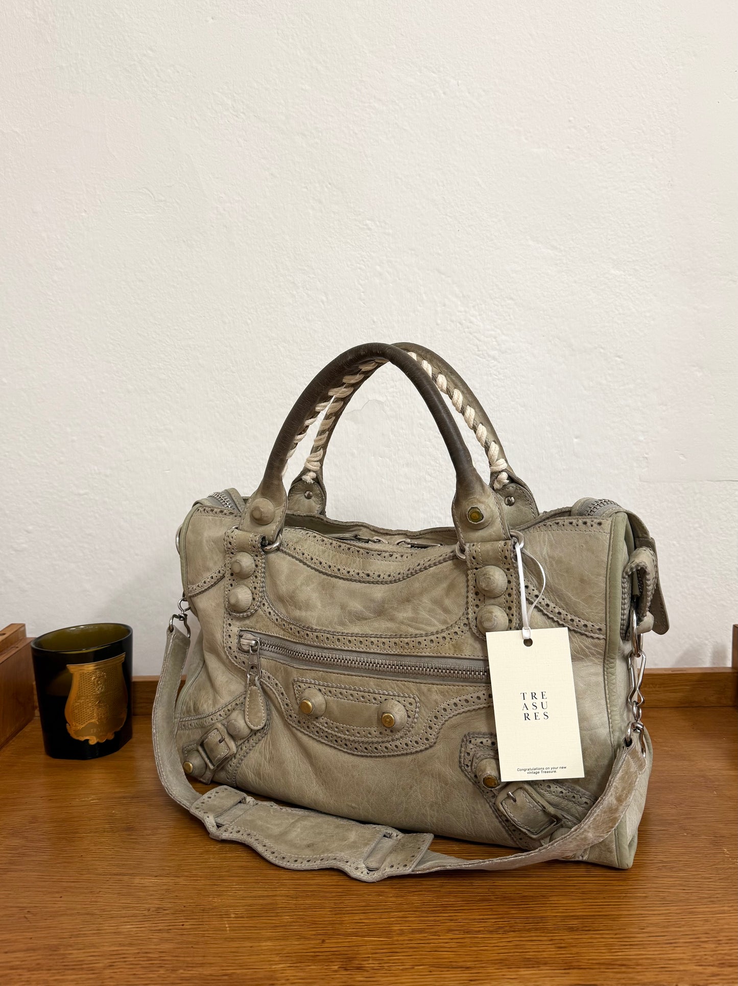BALENCIAGA CITY BAG KHAKI