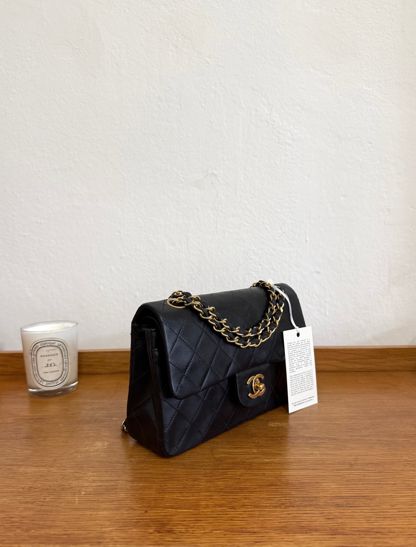 CHANEL CLASSIC DOUBLE FLAP BAG SMALL 24K GOLD