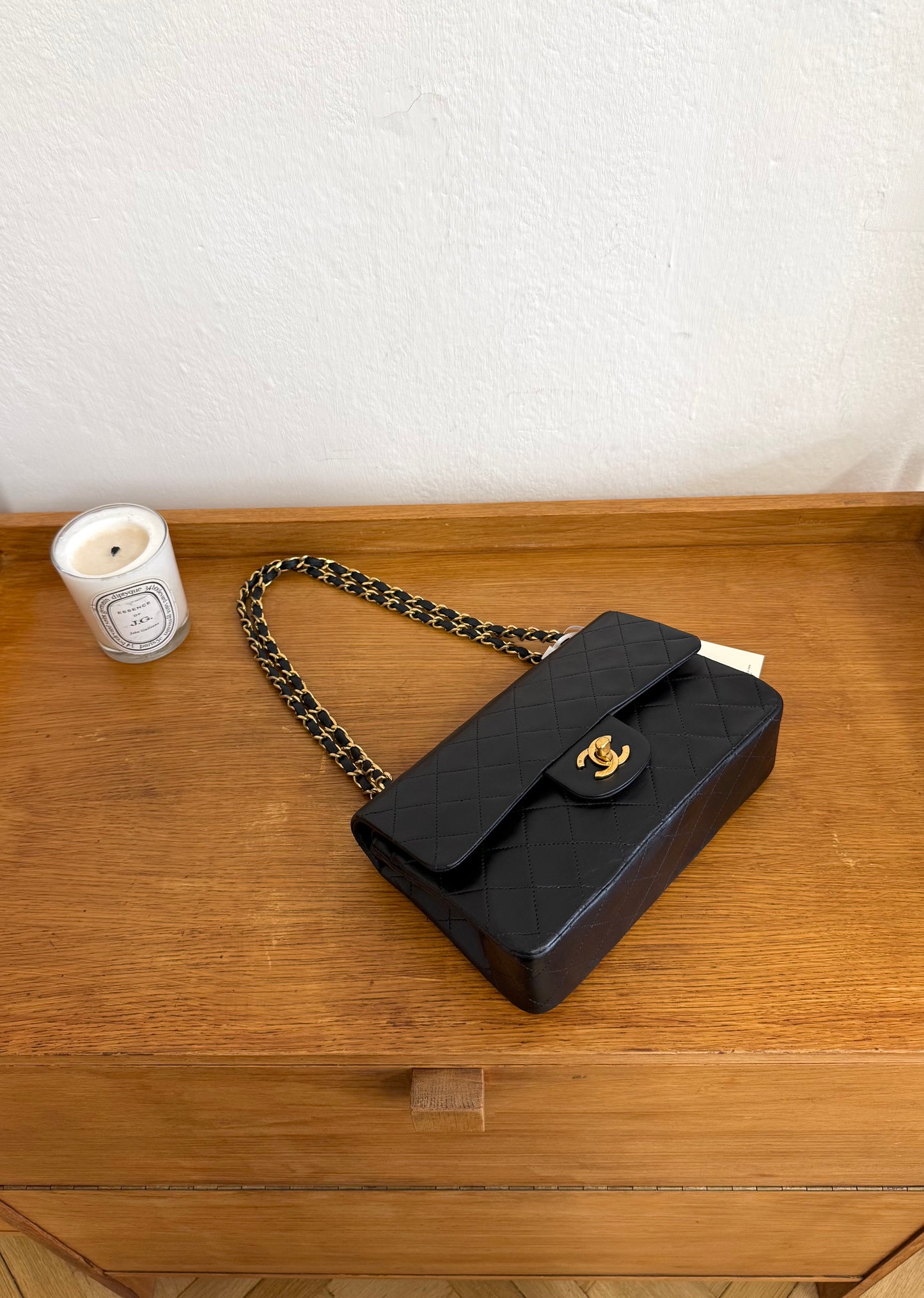 CHANEL CLASSIC DOUBLE FLAP BAG SMALL 24K GOLD