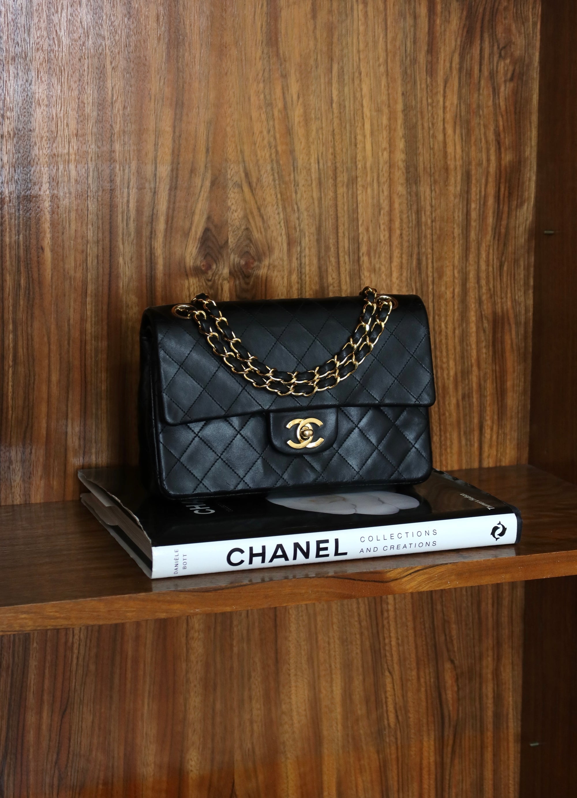 CHANEL CLASSIC DOUBLE FLAP BAG SMALL 24K GOLD