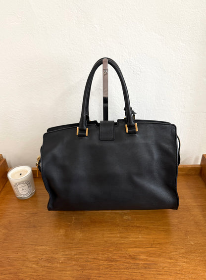 YSL CLASSIC Y CABAS TOTE MEDIUM BLACK