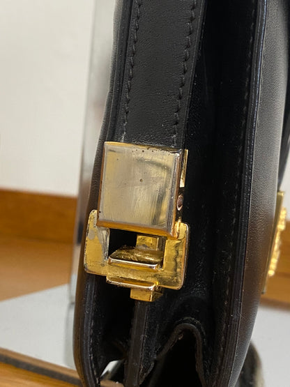 CELINE 70s HORSE CARRIAGE CALFSKIN SHOULDER BAG