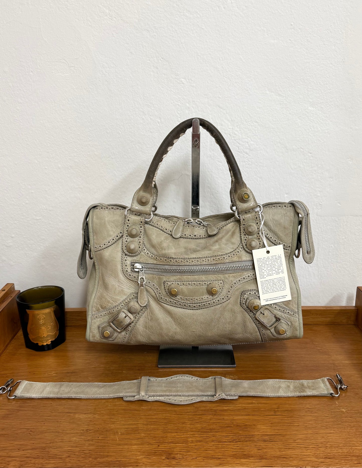 BALENCIAGA CITY BAG KHAKI