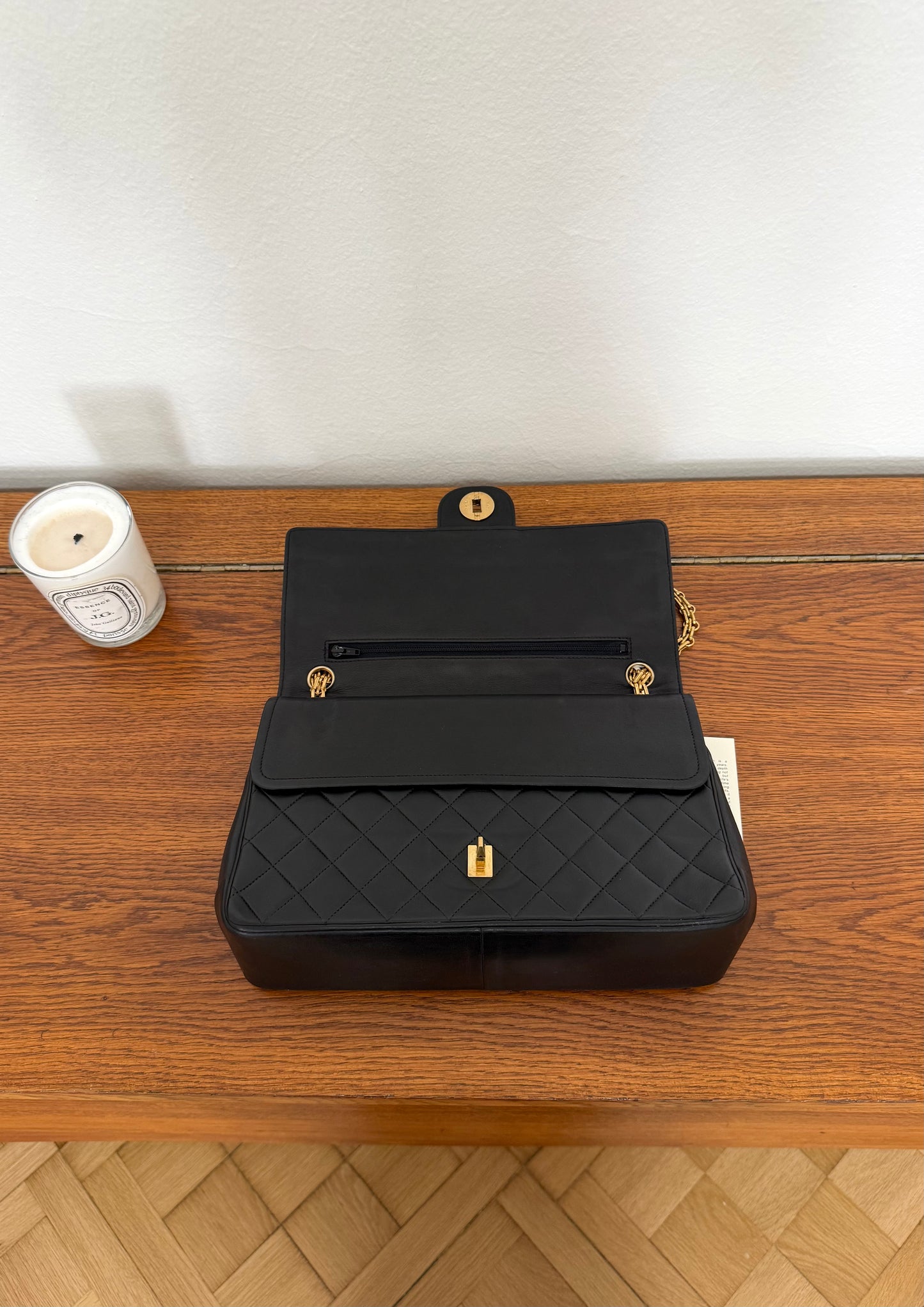 CHANEL CLASSIC DOUBLE FLAP BAG MEDIUM 24K GOLD