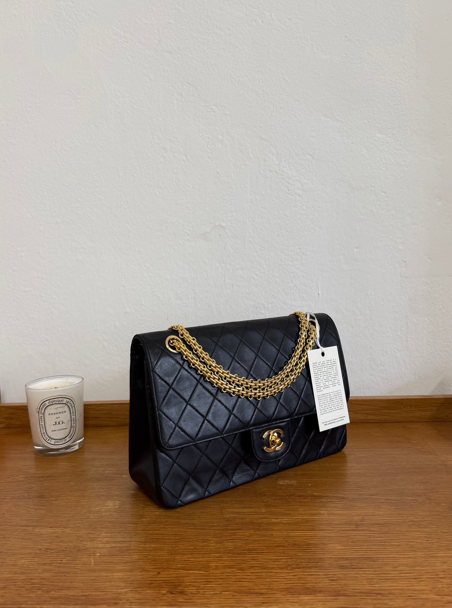 CHANEL CLASSIC DOUBLE FLAP BAG MEDIUM 24K GOLD