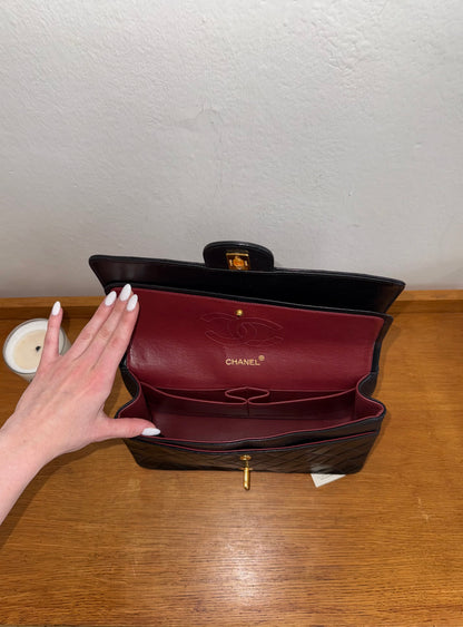 CHANEL CLASSIC DOUBLE FLAP BAG MEDIUM 24K GOLD
