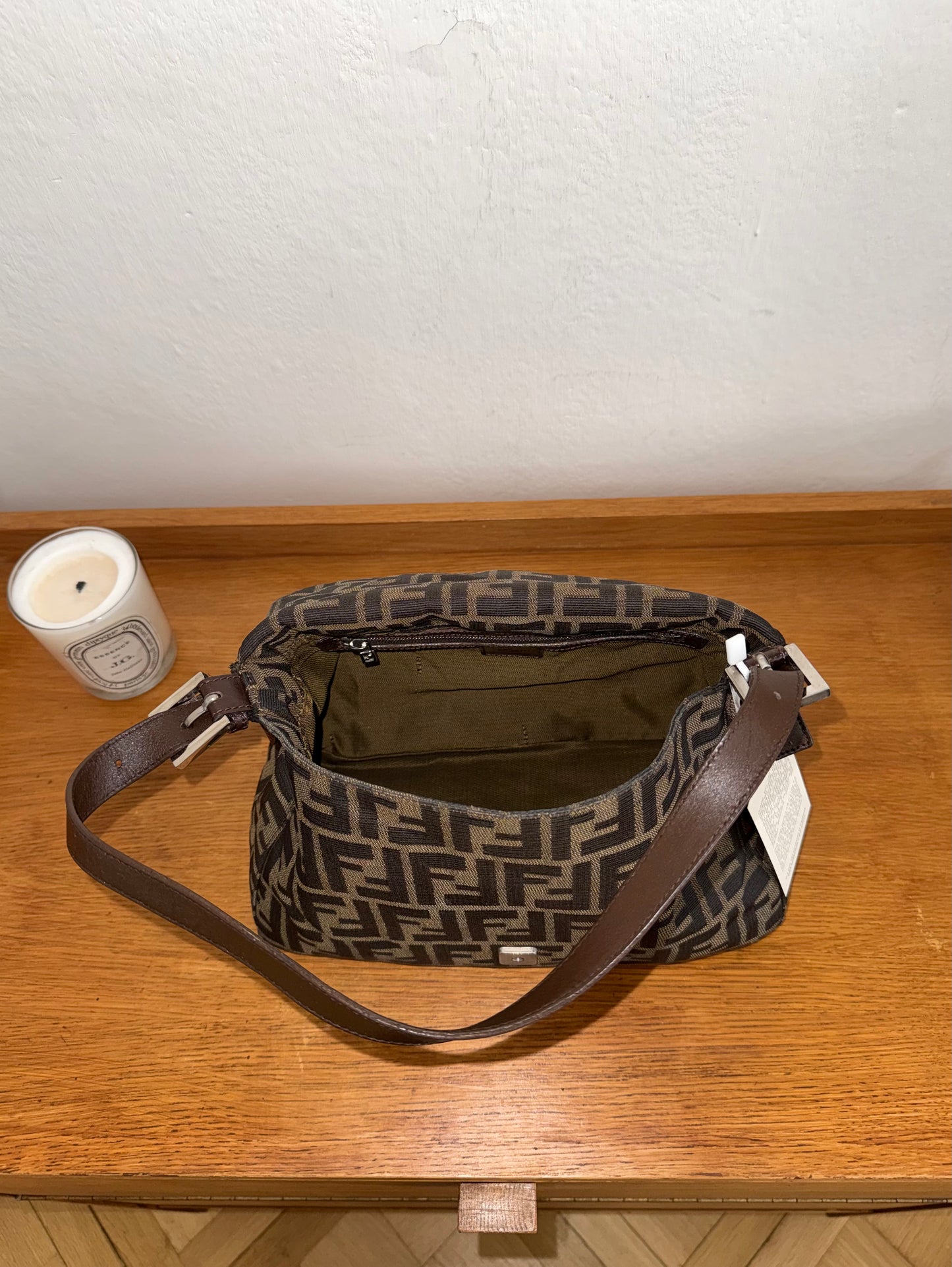 FENDI ZUCCA MAMMA BAGUETTE BAG