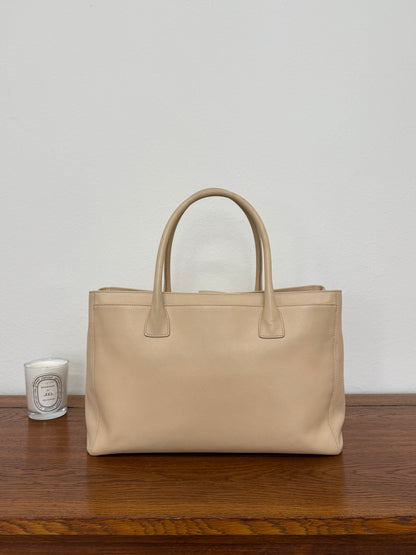CHANEL EXECUTIVE TOTE BEIGE GOLD HW