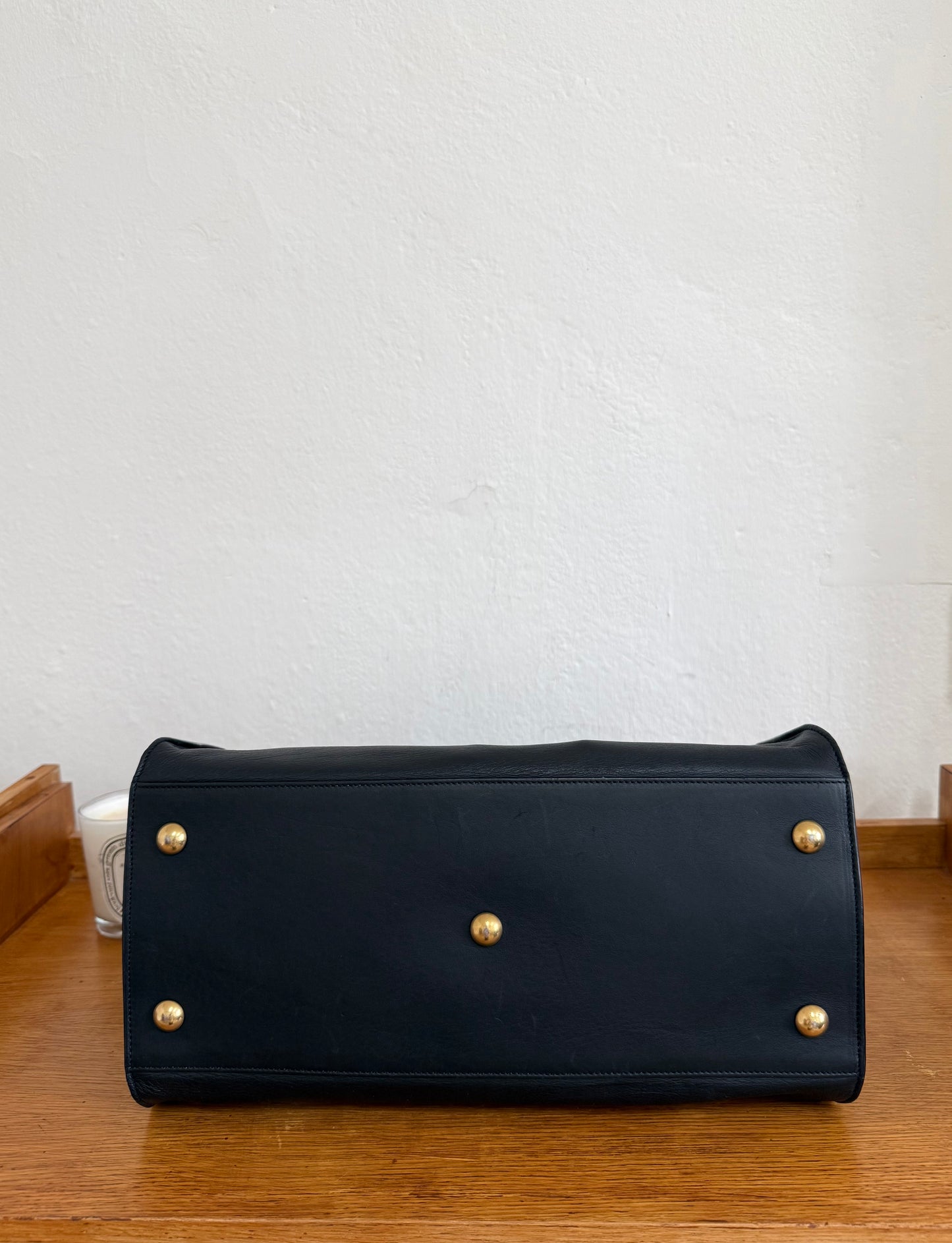 YSL CLASSIC Y CABAS TOTE MEDIUM BLACK