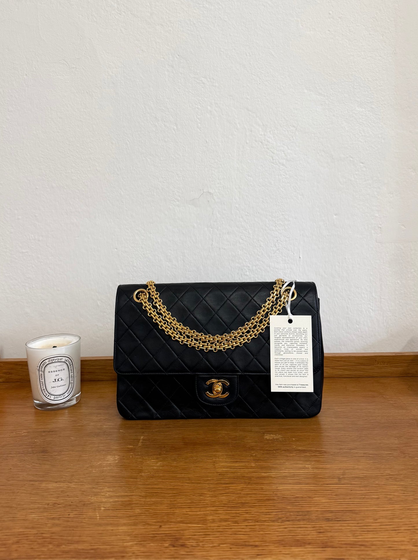 CHANEL CLASSIC DOUBLE FLAP BAG MEDIUM 24K GOLD