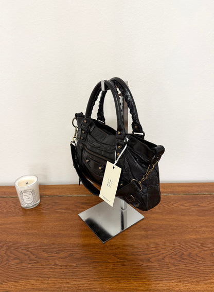 BALENCIAGA FIRST “SMALL CITY” BAG BLACK