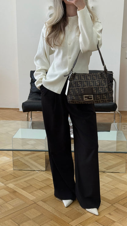 FENDI ZUCCA MAMMA BAGUETTE BAG