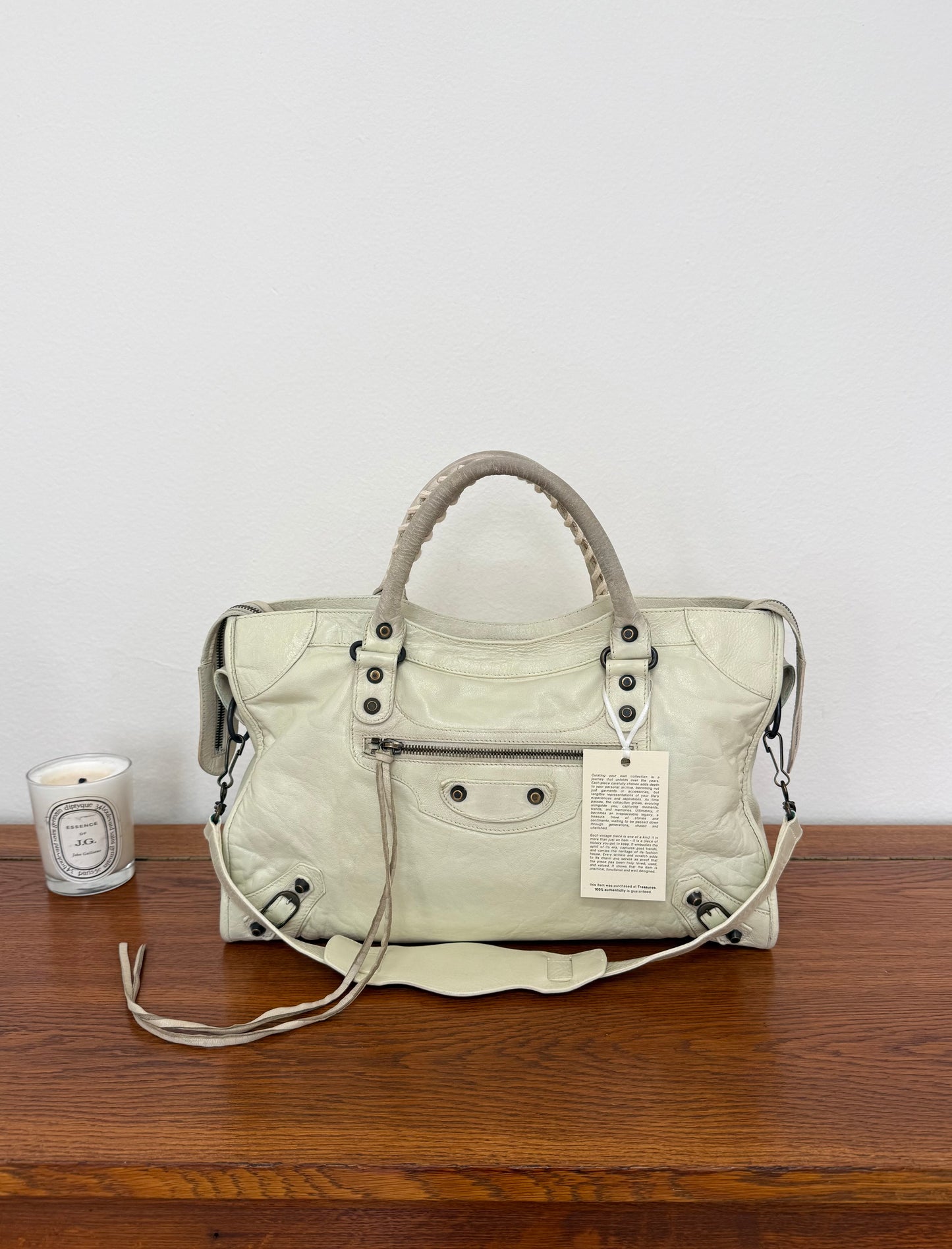 BALENCIAGA CITY BAG VANILLA