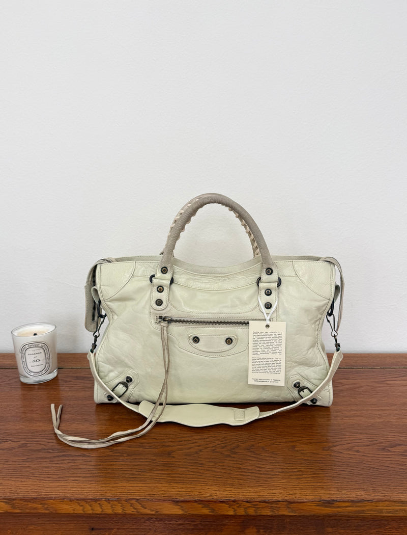 BALENCIAGA CITY BAG VANILLA