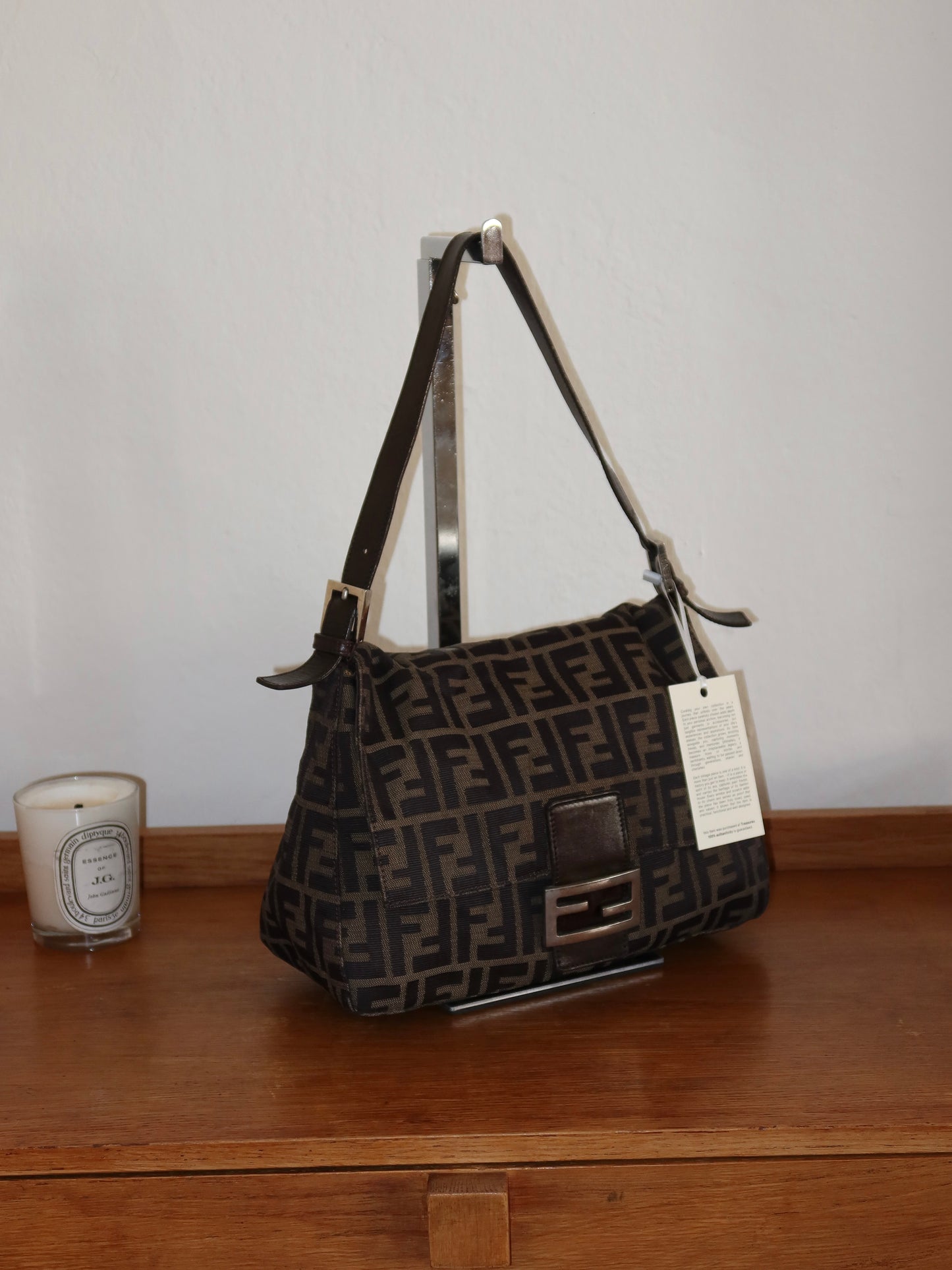 FENDI ZUCCA MAMMA BAGUETTE BAG