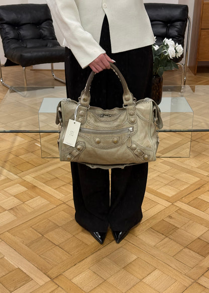 BALENCIAGA CITY BAG KHAKI