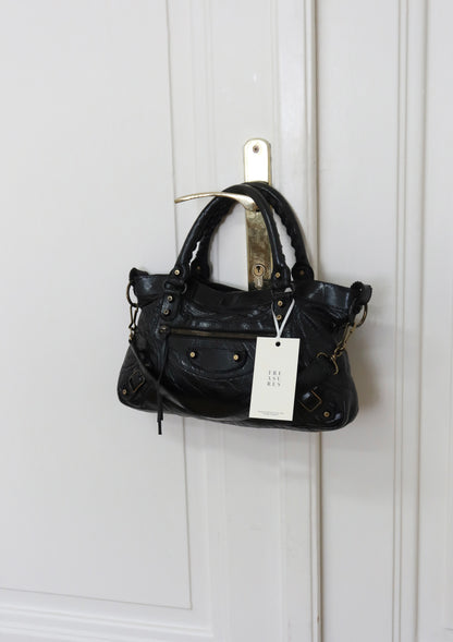 BALENCIAGA FIRST “SMALL CITY” BAG BLACK