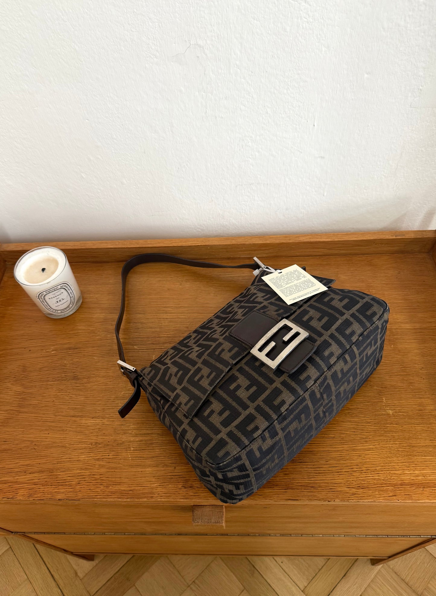 FENDI ZUCCA MAMMA BAGUETTE BAG