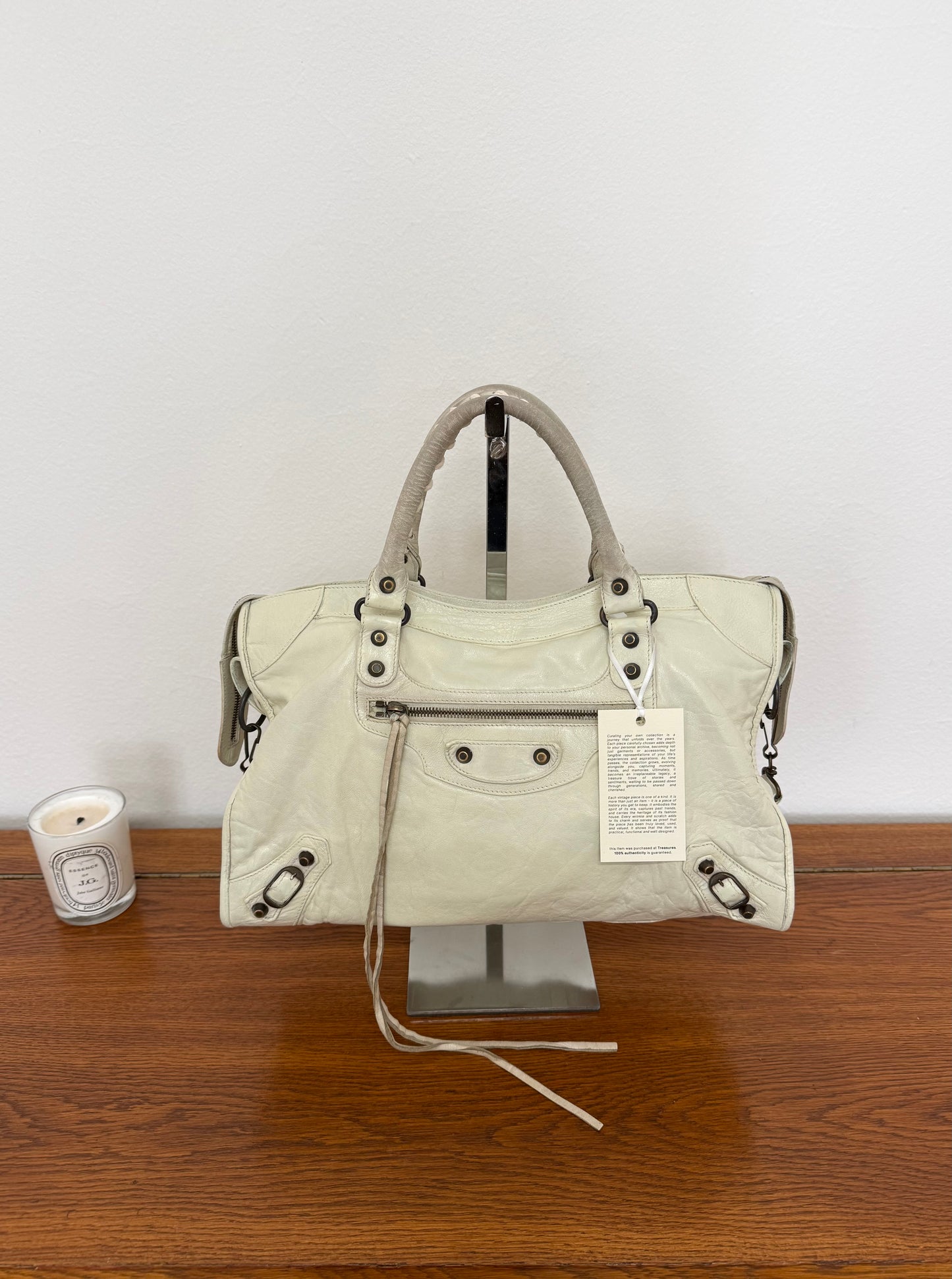 BALENCIAGA CITY BAG VANILLA