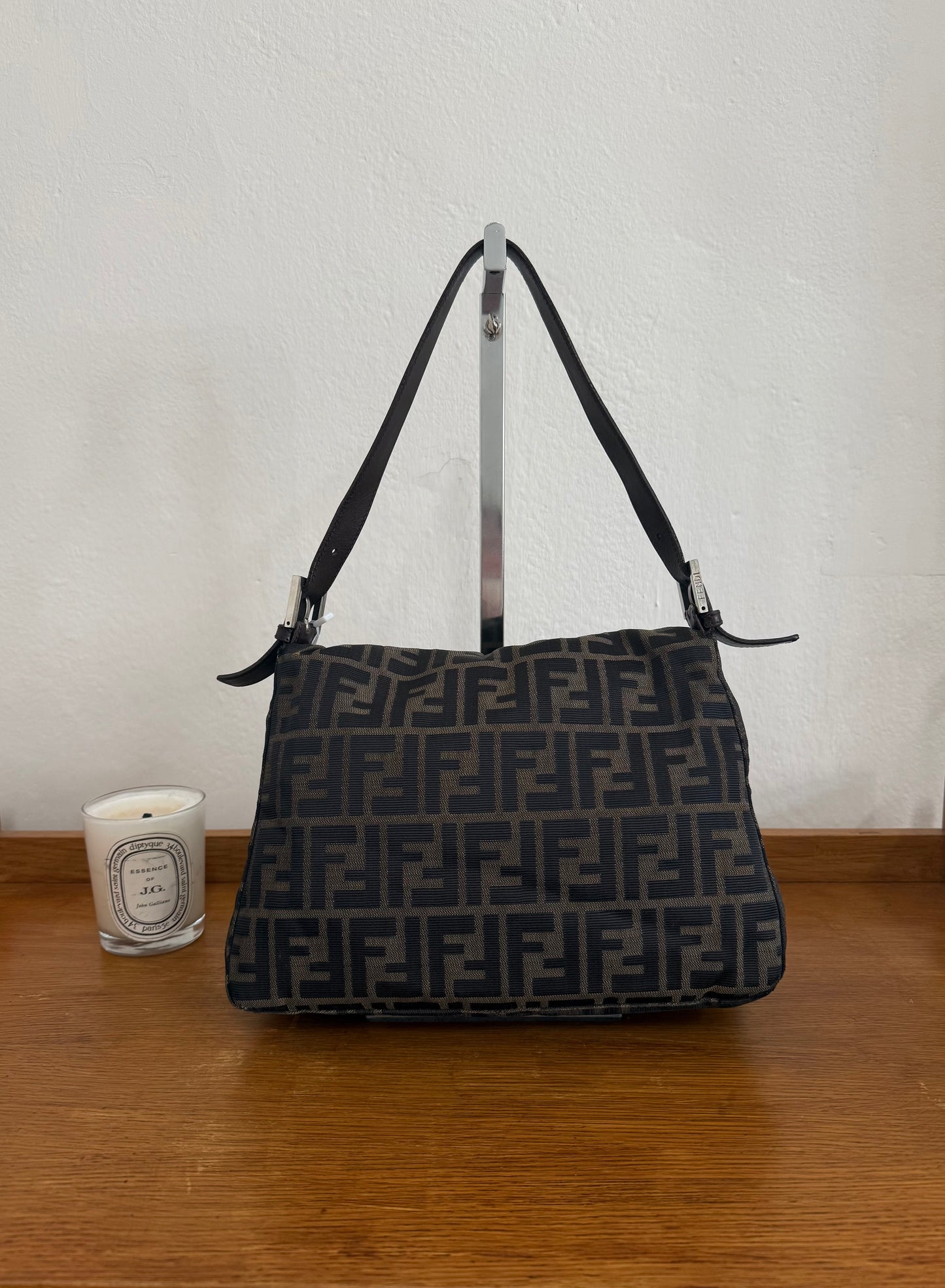 FENDI ZUCCA MAMMA BAGUETTE BAG