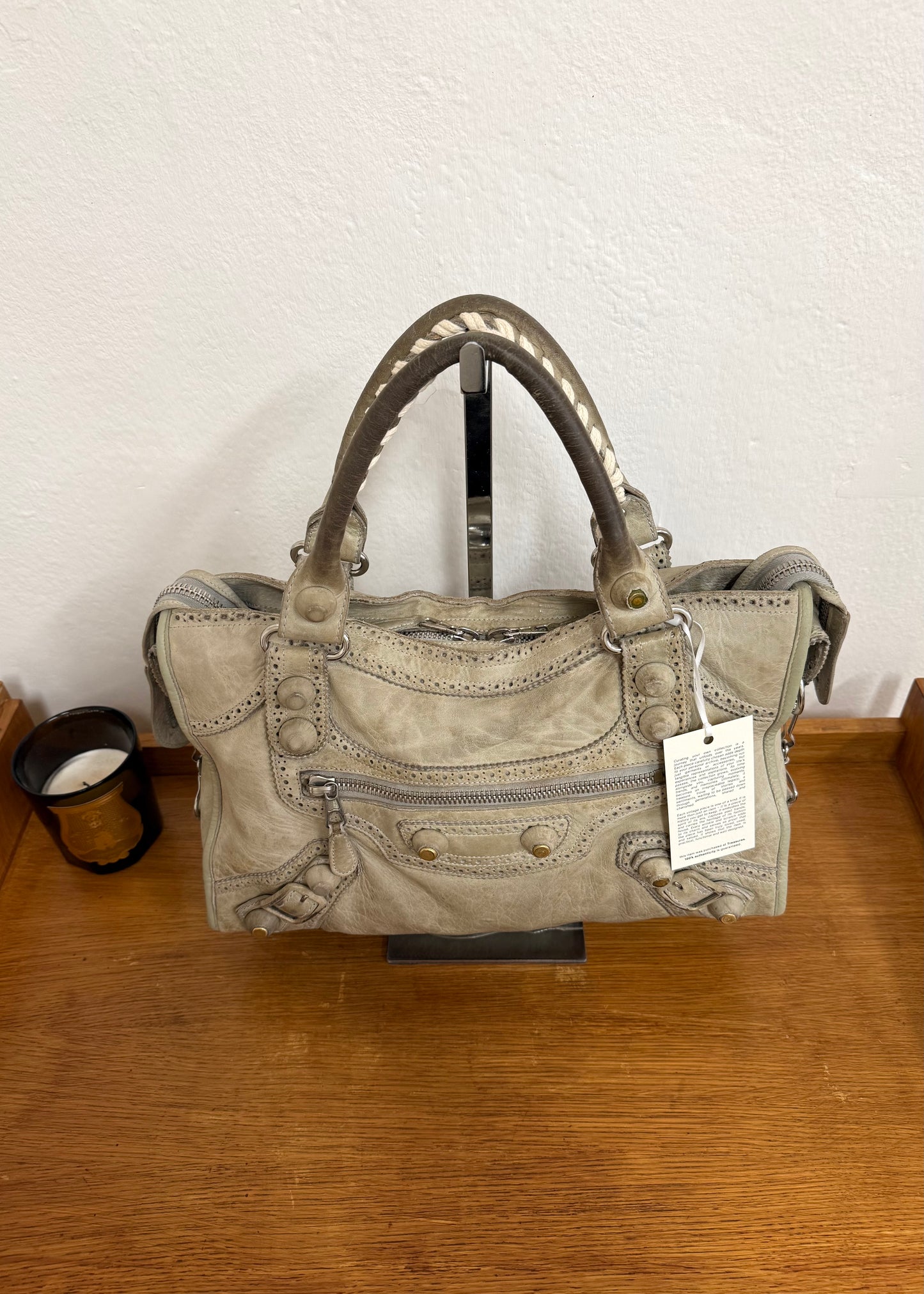BALENCIAGA CITY BAG KHAKI