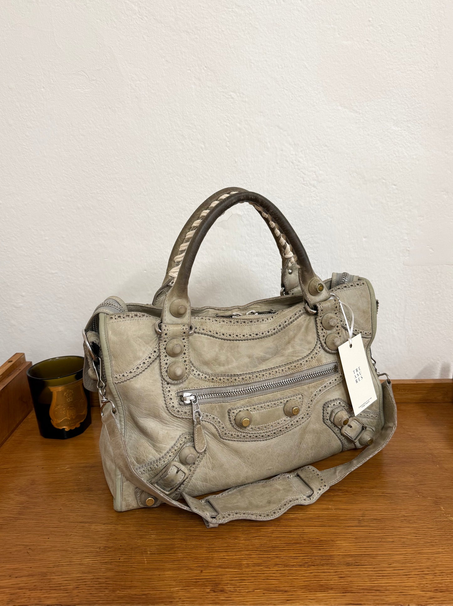 BALENCIAGA CITY BAG KHAKI