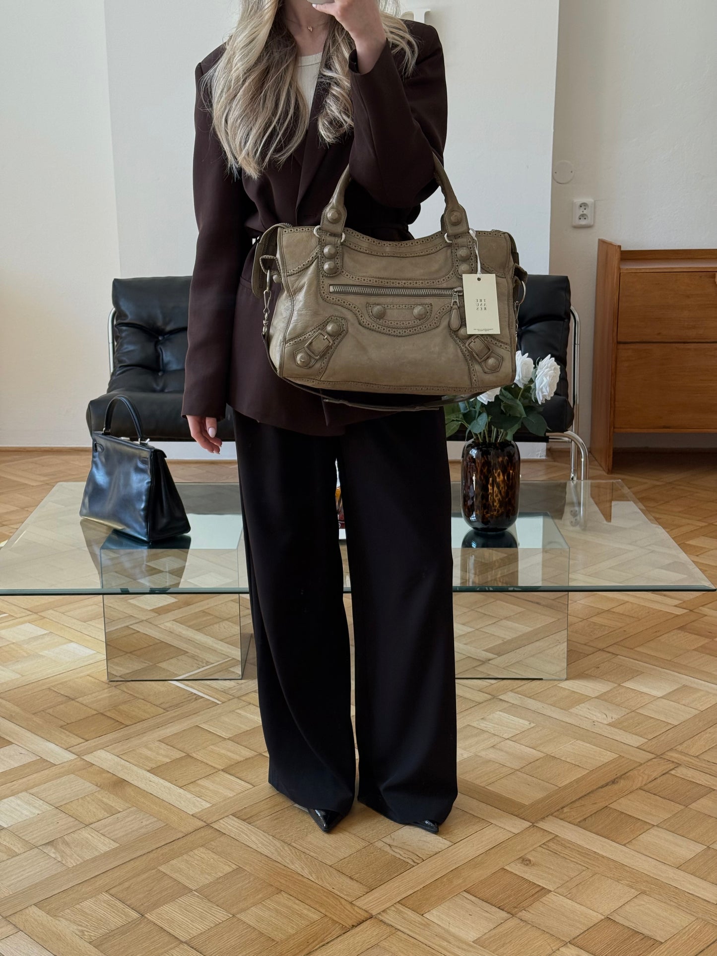 BALENCIAGA CITY BAG ECRU