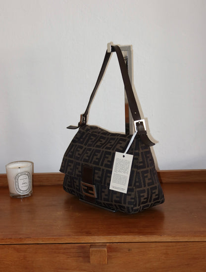 FENDI ZUCCA MAMMA BAGUETTE BAG