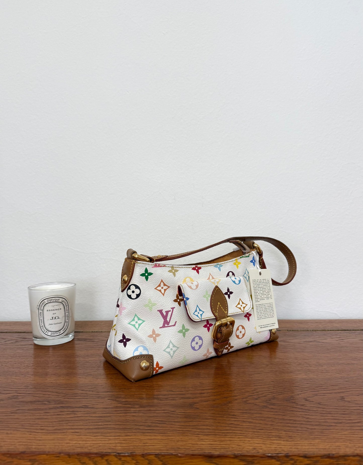 LV X TAKASHI MURAKAMI MULTICOLOR ELIZA HANDBAG