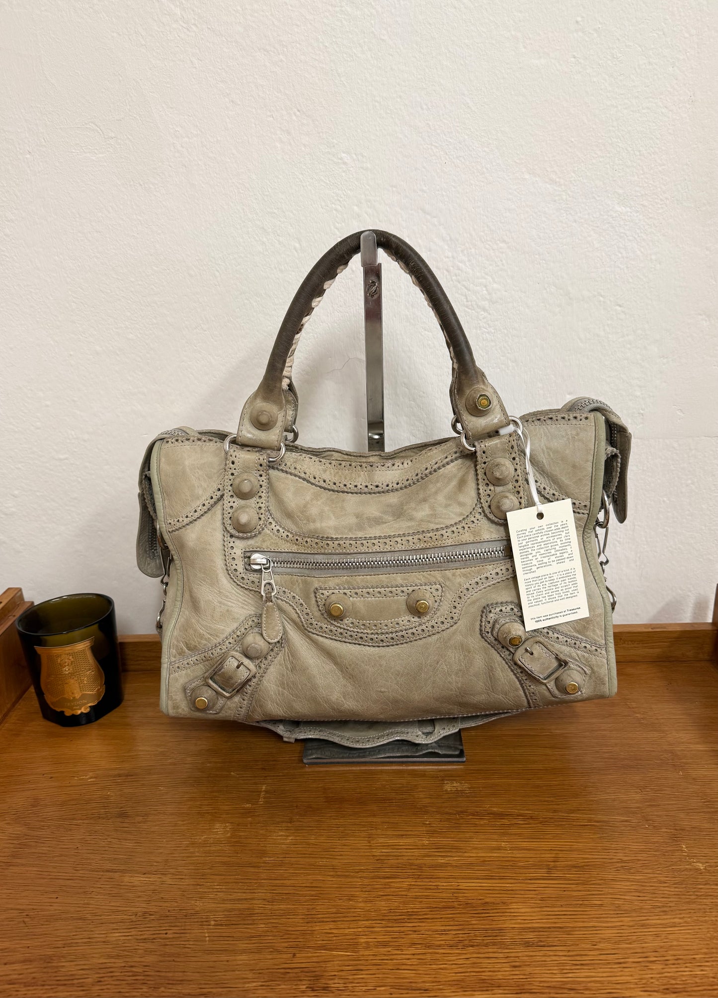 BALENCIAGA CITY BAG KHAKI