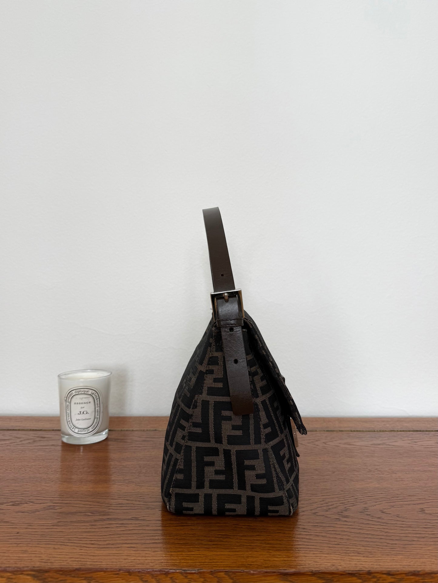 FENDI ZUCCA MAMMA BAGUETTE BAG