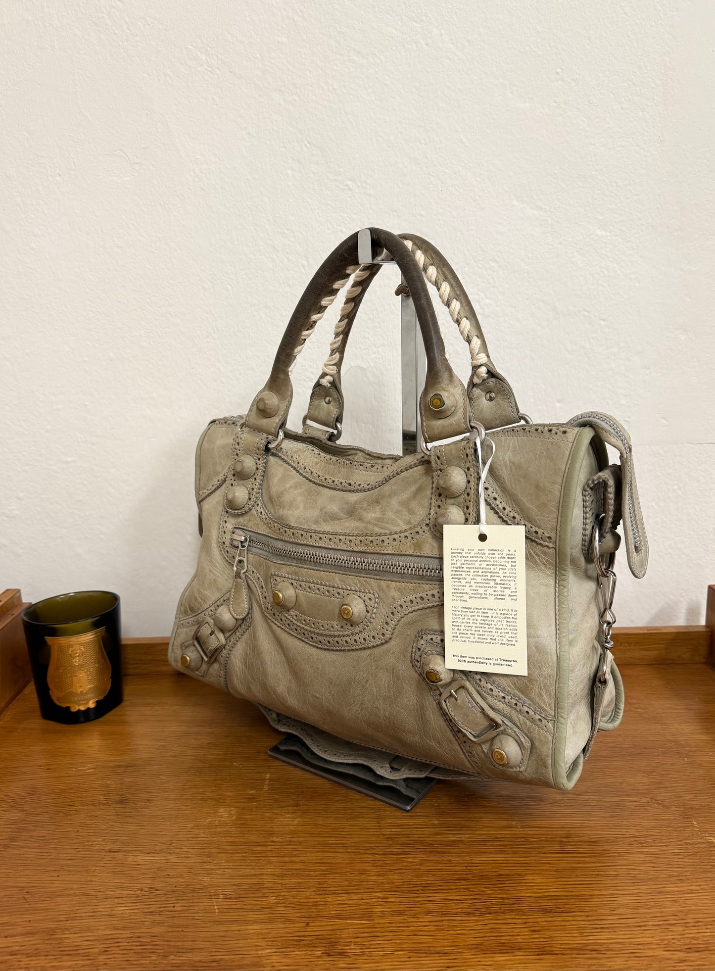 BALENCIAGA CITY BAG KHAKI