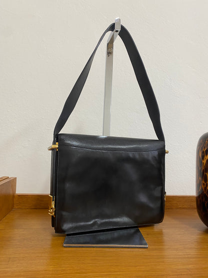 CELINE 70s HORSE CARRIAGE CALFSKIN SHOULDER BAG