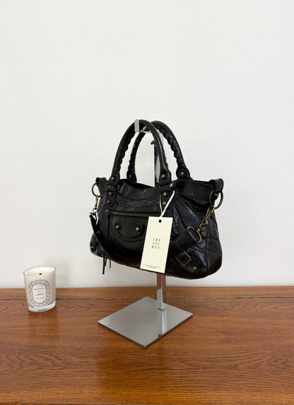BALENCIAGA FIRST “SMALL CITY” BAG BLACK
