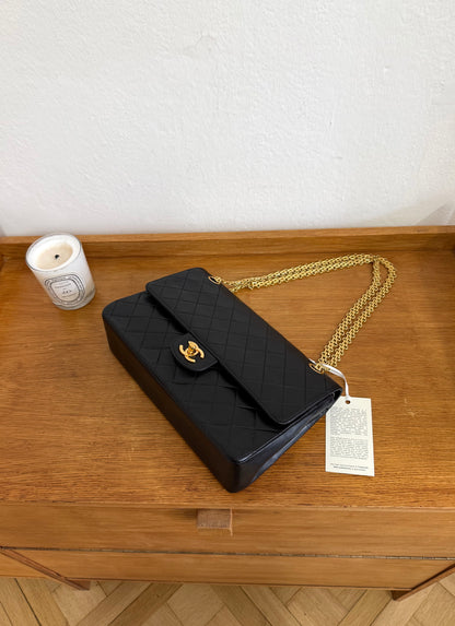CHANEL CLASSIC DOUBLE FLAP BAG MEDIUM 24K GOLD