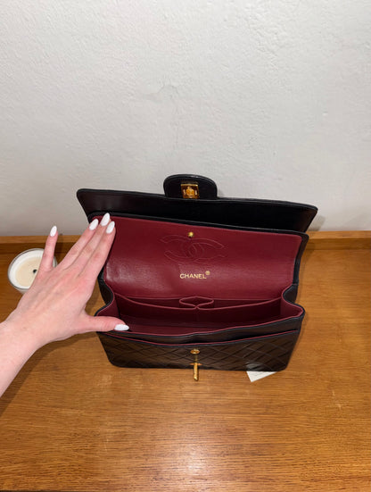 CHANEL CLASSIC DOUBLE FLAP BAG MEDIUM 24K GOLD