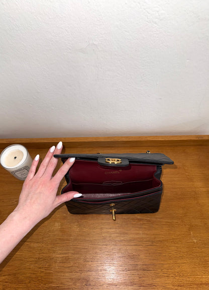 CHANEL CLASSIC DOUBLE FLAP BAG SMALL 24K GOLD