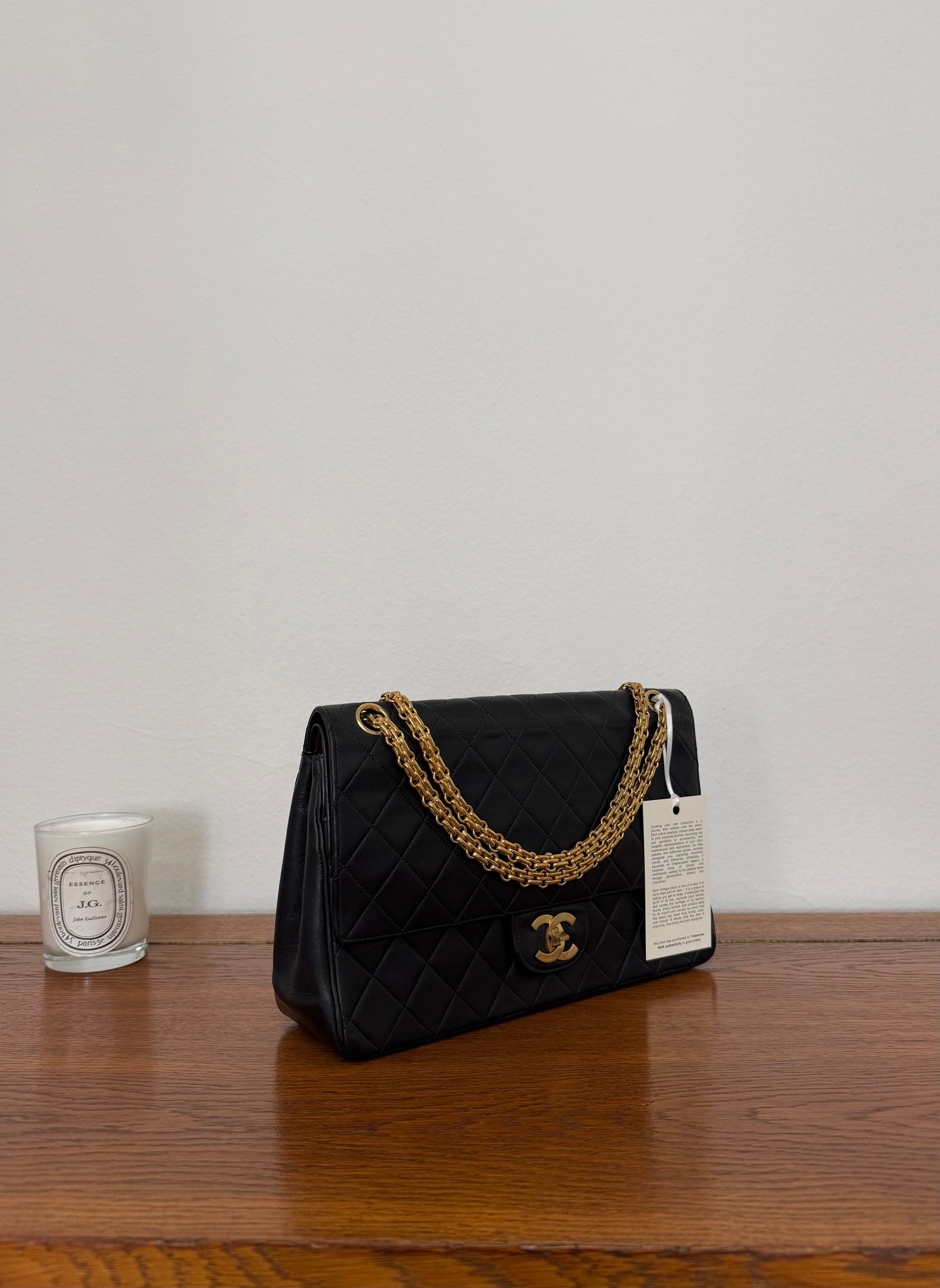 CHANEL CLASSIC DOUBLE FLAP BAG MEDIUM 24K GOLD