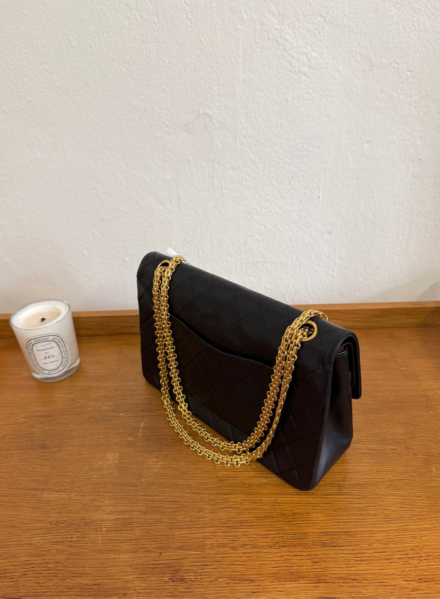 CHANEL CLASSIC DOUBLE FLAP BAG MEDIUM 24K GOLD