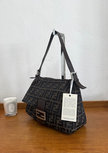 FENDI ZUCCA MAMMA BAGUETTE BAG