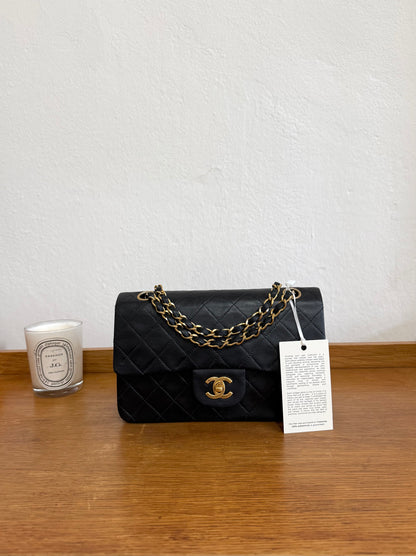 CHANEL CLASSIC DOUBLE FLAP BAG SMALL 24K GOLD