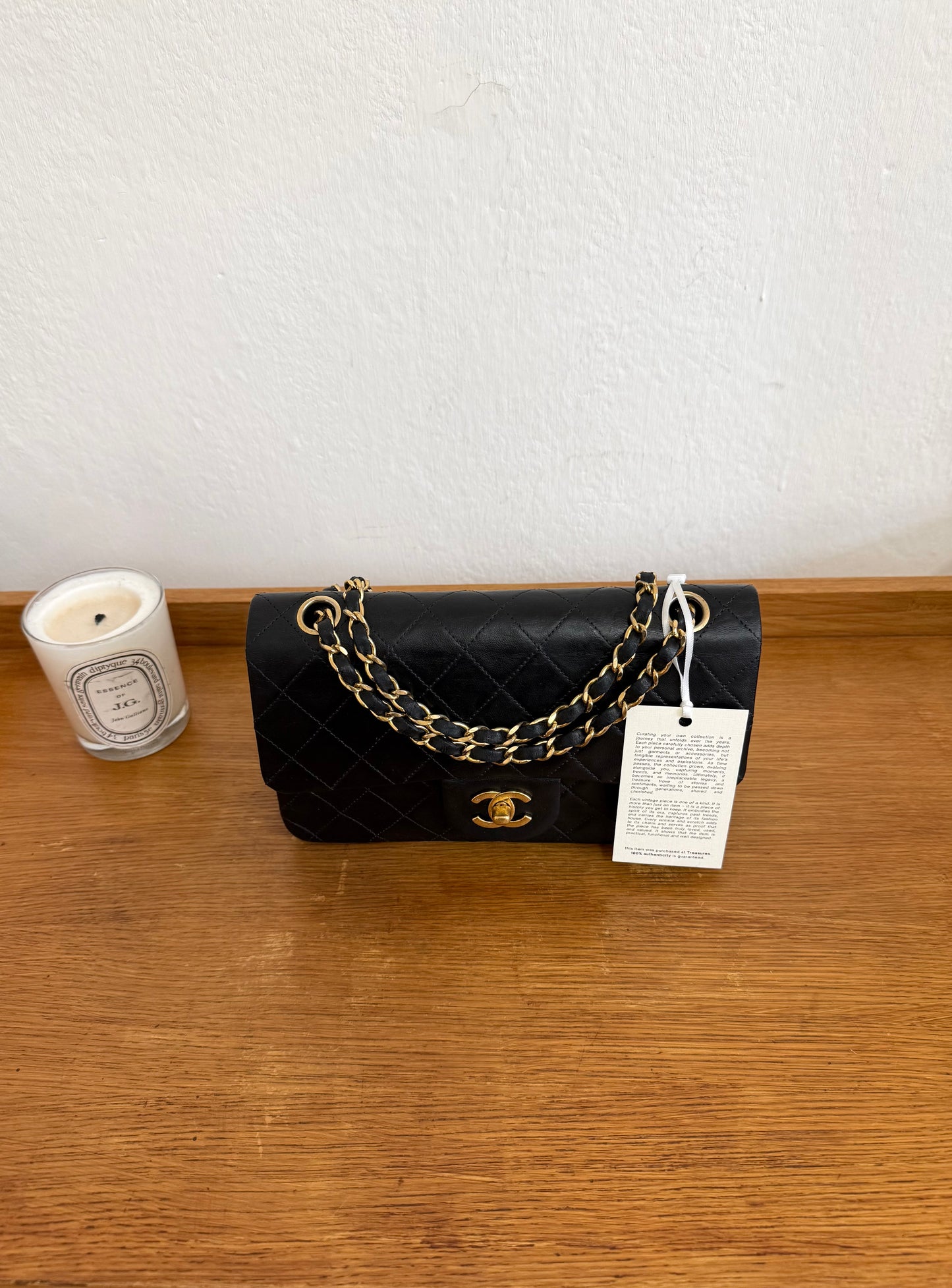 CHANEL CLASSIC DOUBLE FLAP BAG SMALL 24K GOLD