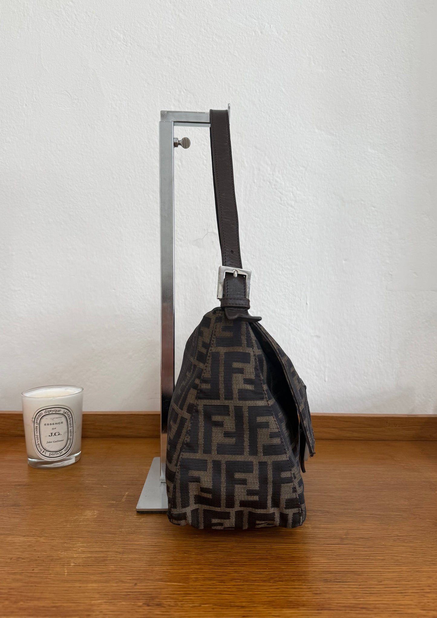 FENDI ZUCCA MAMMA BAGUETTE BAG