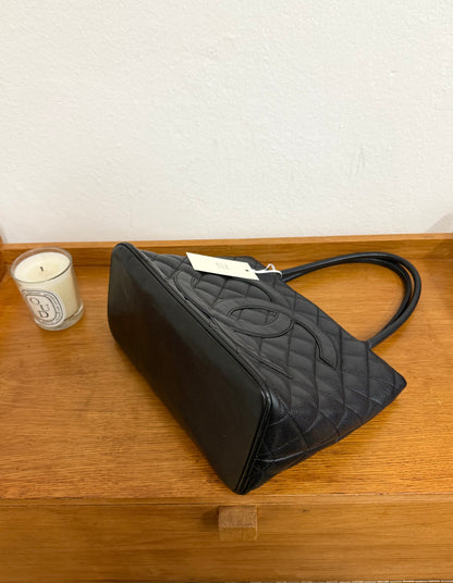 CHANEL CAVIAR MEDALLION TOTE