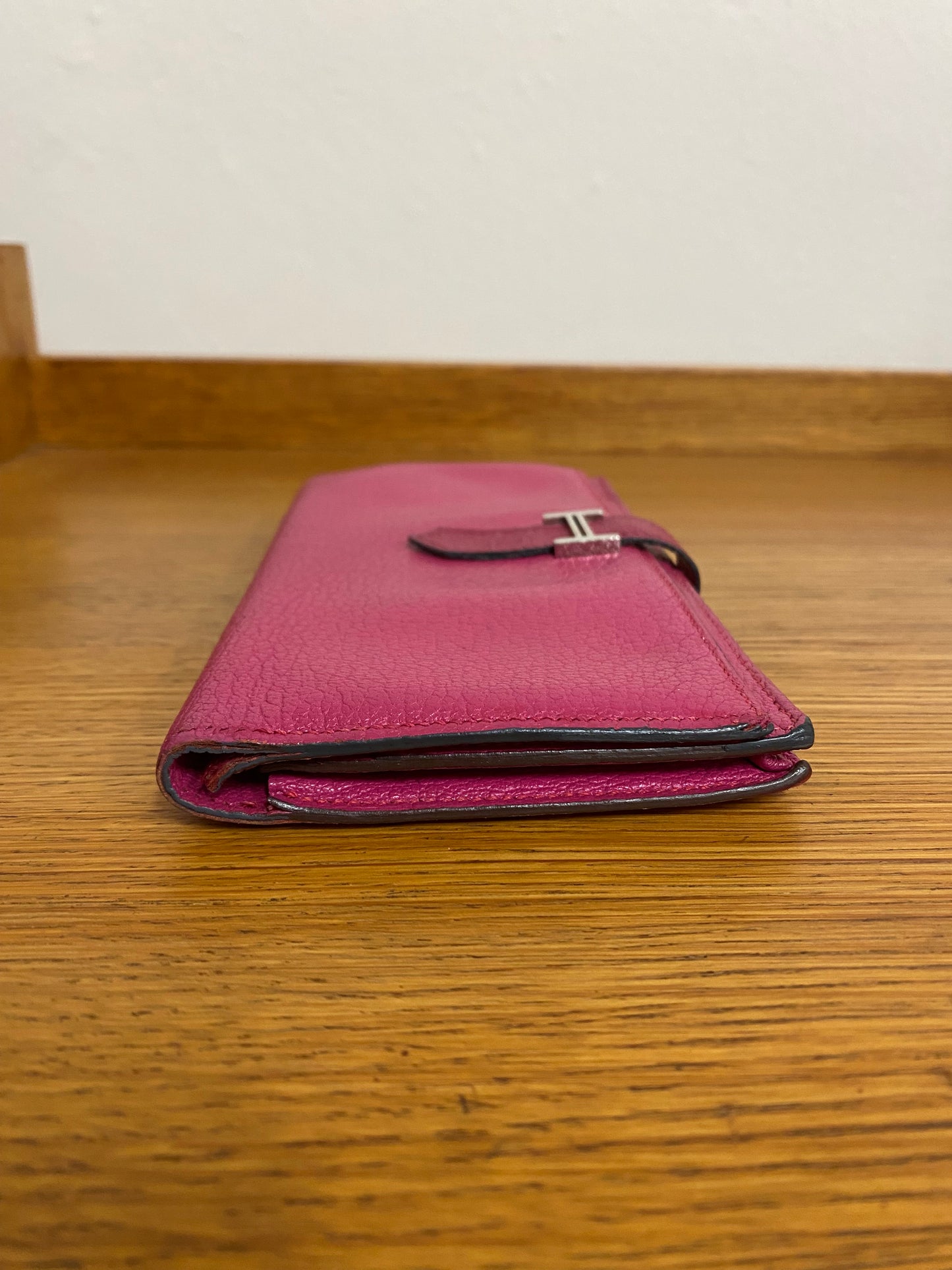 HERMES BEARN WALLET PINK