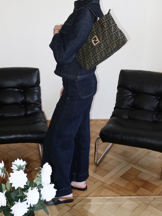 FENDI ZUCCA TOTE HANDBAG
