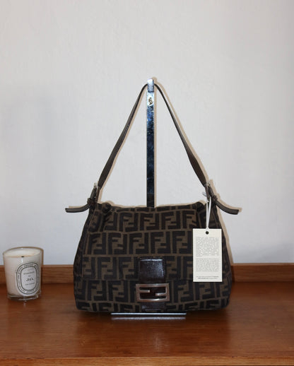 FENDI ZUCCA MAMMA BAGUETTE BAG